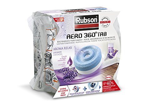  RUBSON - Recharge parfumée pour absorbeur d'humidité AERO 360° - Aroma Relax Lavande - 1 recharge Rubson  3178041303637