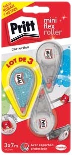 3 MINI RUBANS CORRECTEURS