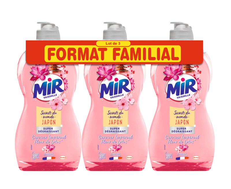 LIQUIDE VAISSELLE MONDE JAPON CERISIER FLEUR DE...