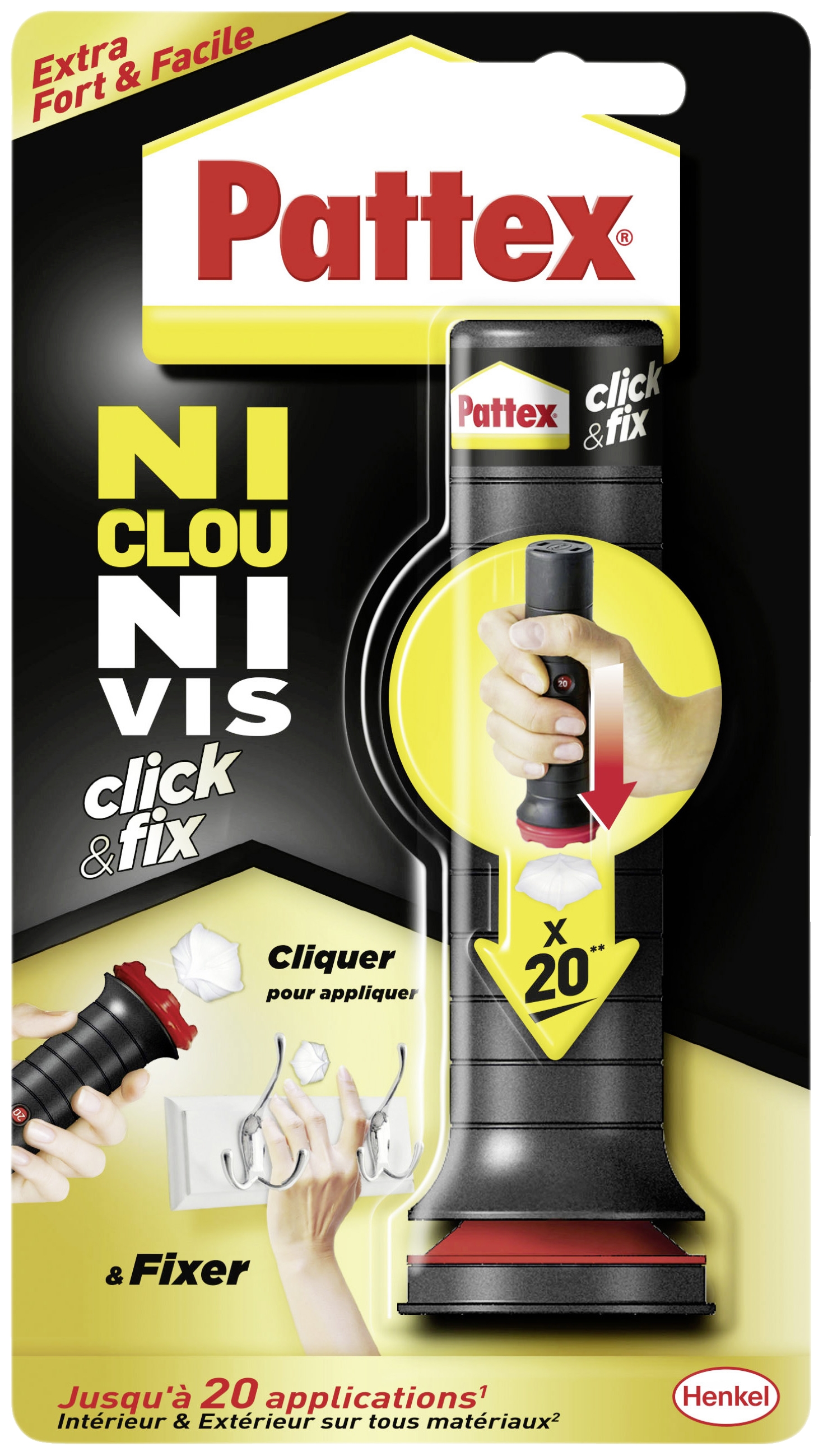 Ni clou ni vis la colle 20 doses Pattex