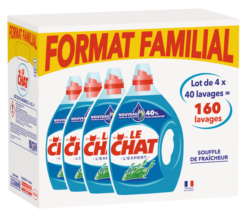 LESSIVE LIQUIDE SOUFFLE DE FRAÎCHEUR(b) LE CHAT