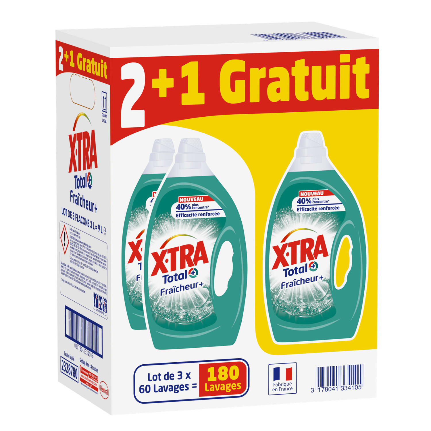 Lessive liquide total X-TRA