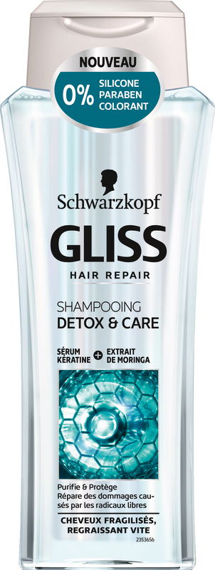 GLISS SHAMPOOING DÉTOX & CARE GLISS code EAN 3178041335010 