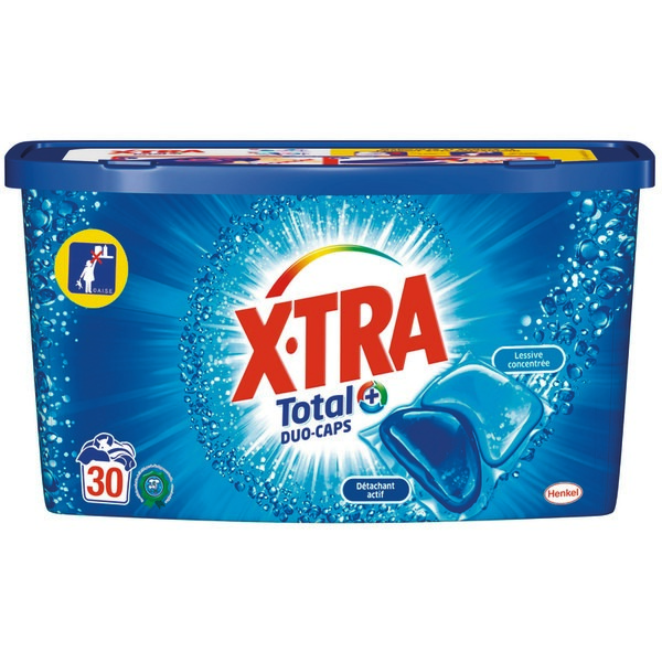 LESSIVE EN CAPSULES TOTAL DUO-CAPS X-TRA