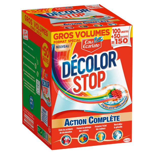 Lingettes Décolor Stop