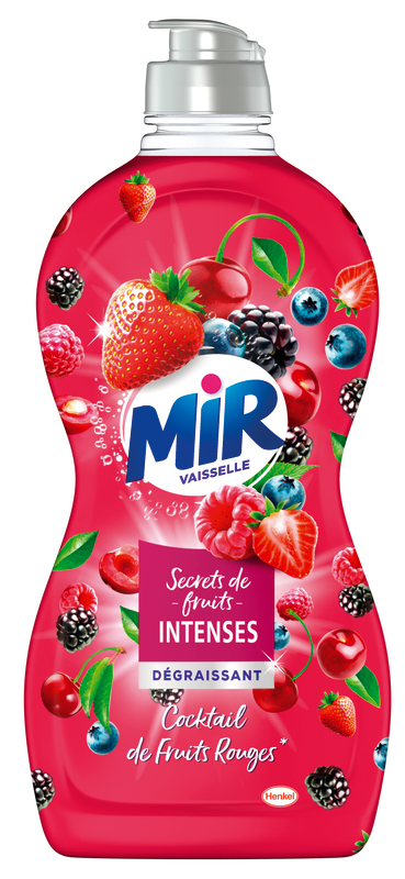 MIR LIQUIDE VAISSELLE SECRETS INTENSES COCKTAIL DE FRUITS ROUGES MIR code EAN 3178041338295 