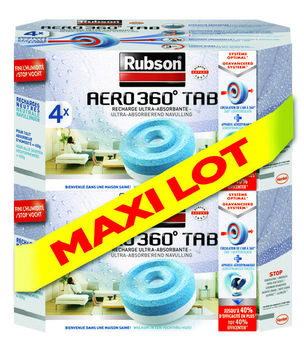  RECHARGES POUR ABSORBEUR(4)(6)(9) "AERO 360" code EAN 3178041341165 