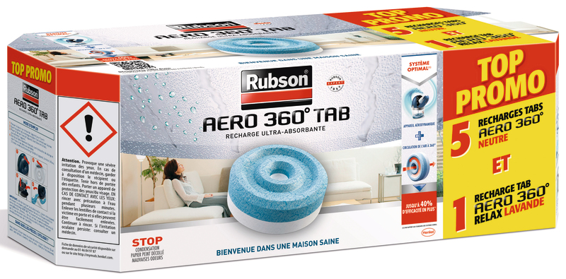 Recharge absorbeur d'humidité rubson