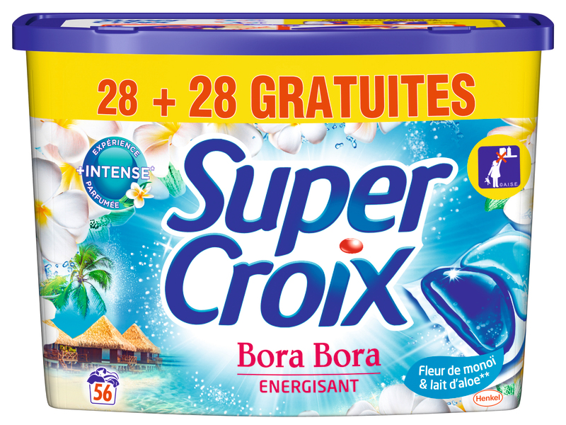 LESSIVE DUO CAPSULE BORA BORA SUPER CROIX