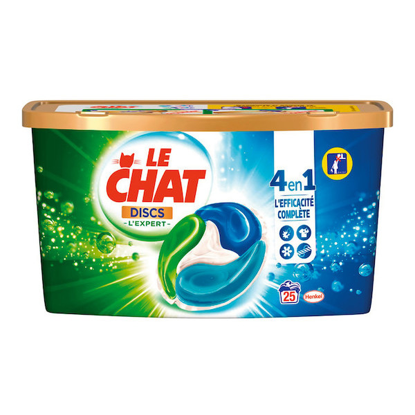 Lessive capsules 4 en 1