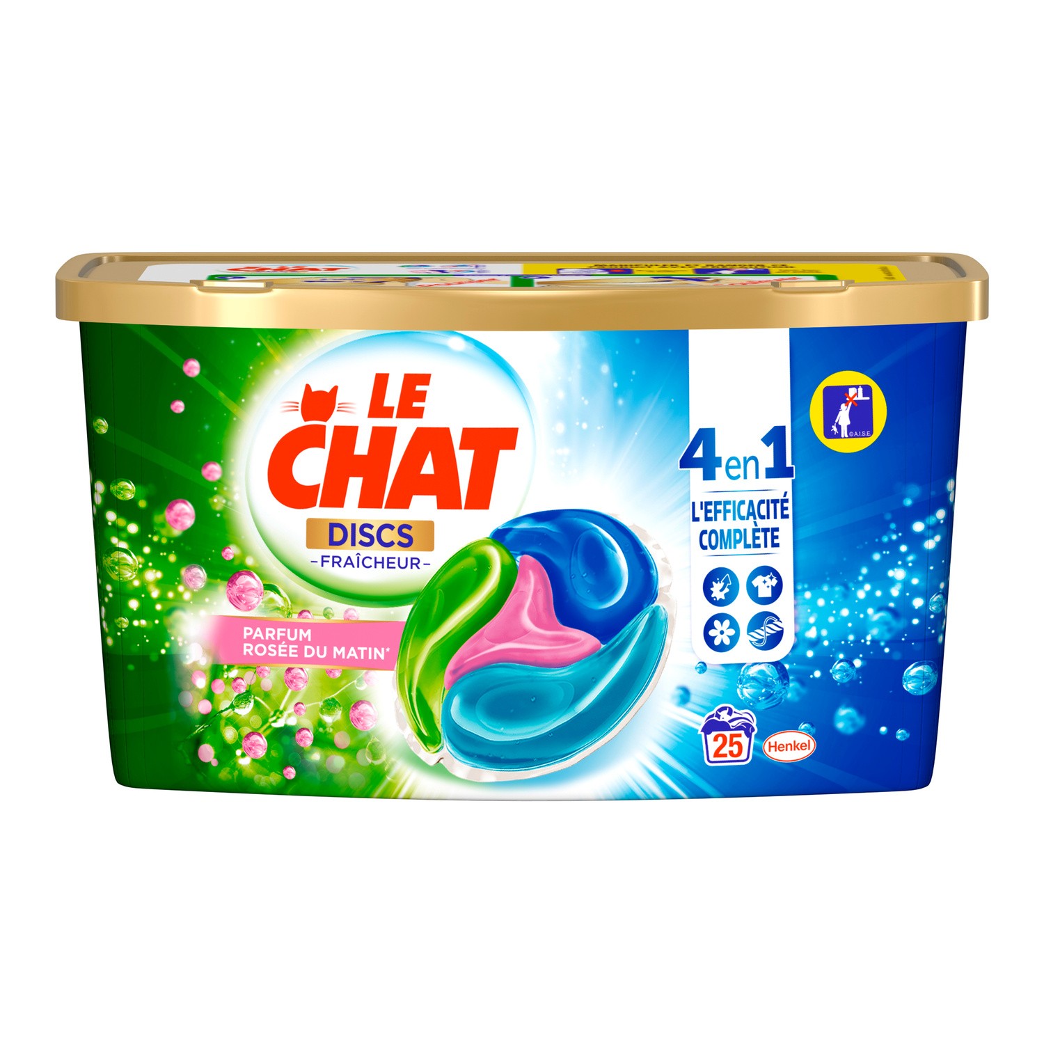 Lessive capsule rosée du matin