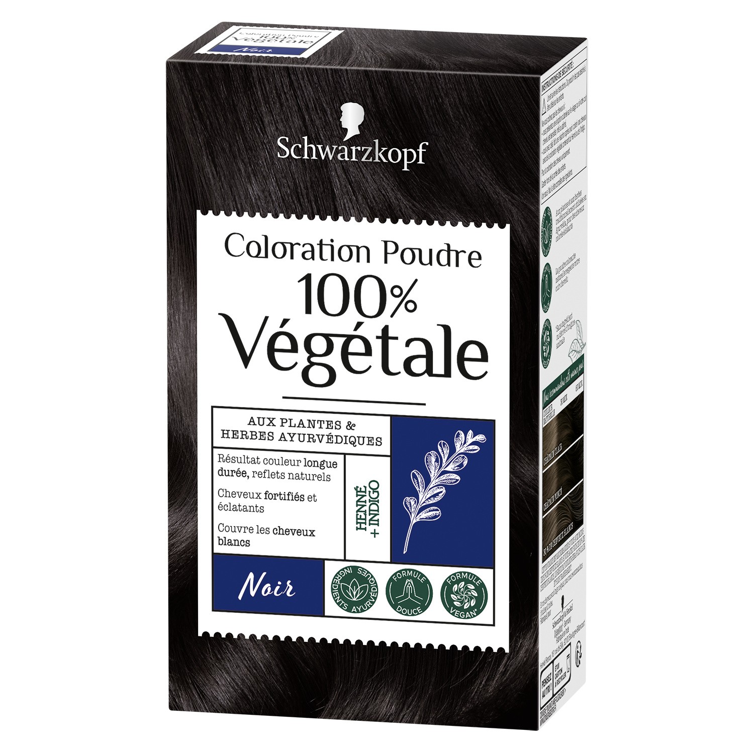 Coloration  100% végétale