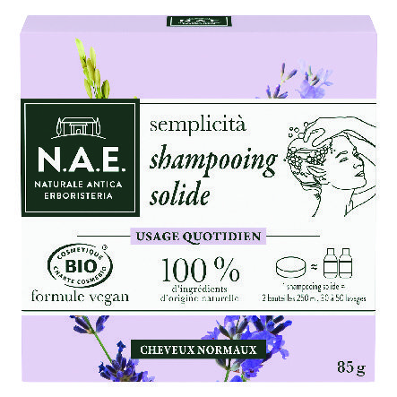  SHAMPOOING SOLIDE BIO “N.A.E”  code EAN 3178041344296 