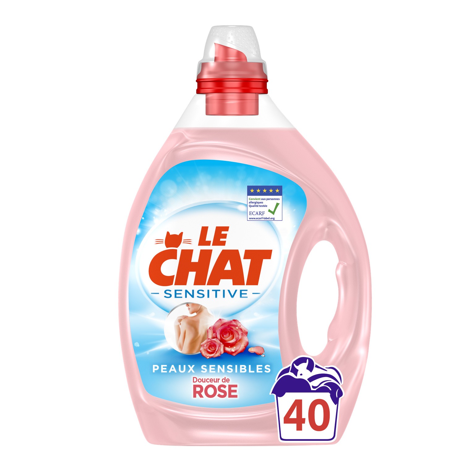 Lessive liquide douceur de rose LE CHAT 3178041346702 LE CHAT Lessive liquide douceur de rose LE CHAT 3178041346702 LE CHAT