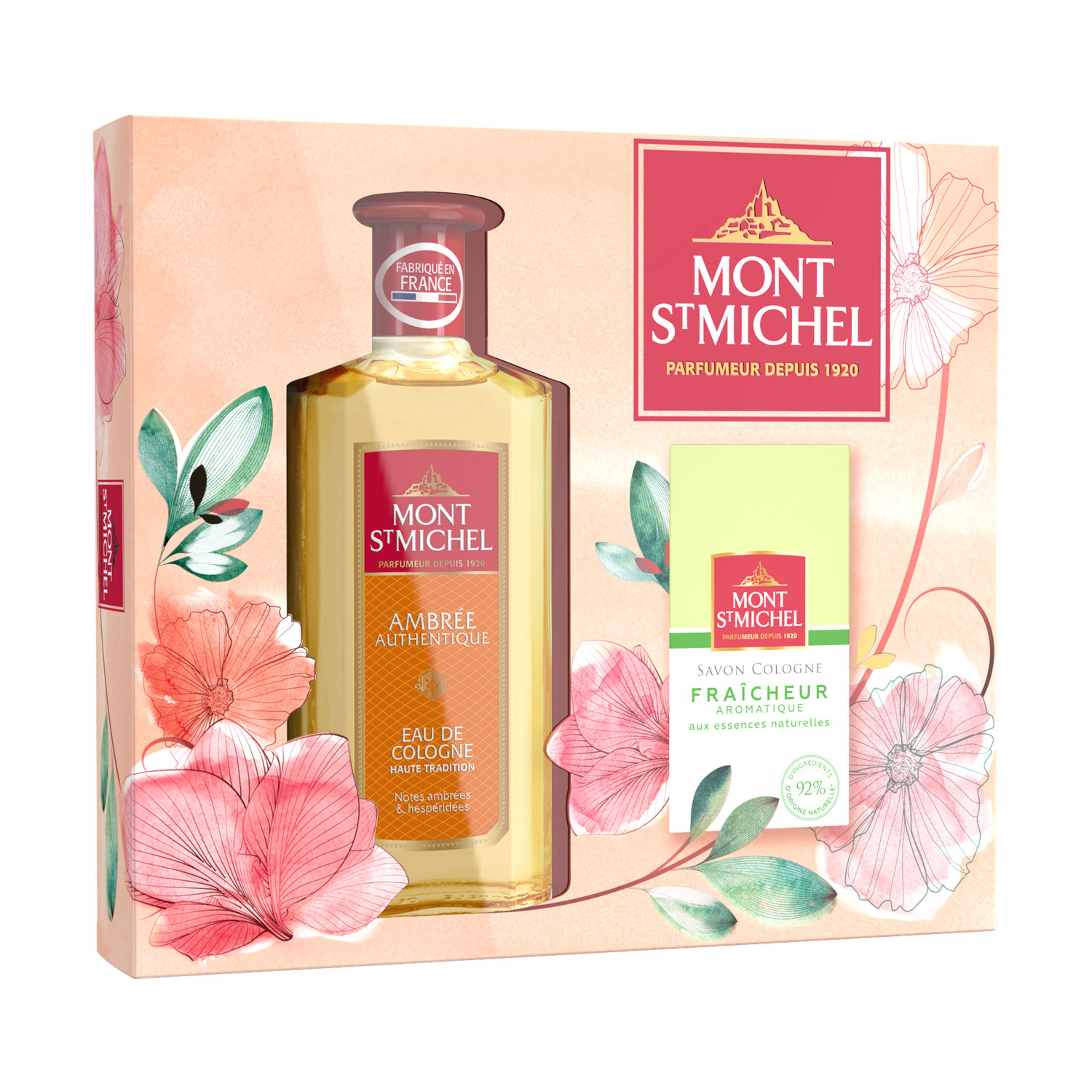 Coffret eau de Cologne ambrée authentique note ...