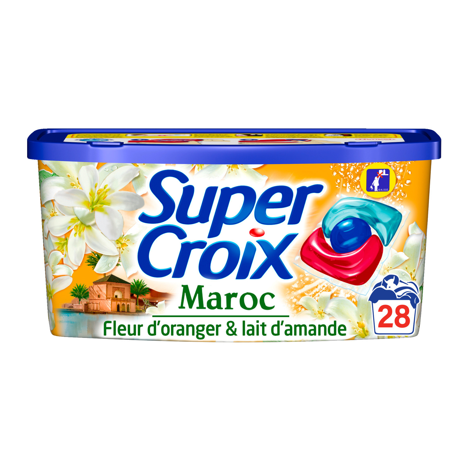 Lessive capsule Maroc SUPER CROIX