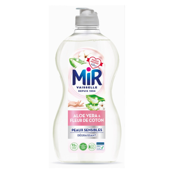  Liquide Vaisselle Aloé Vera Et Fleur De Coton Mir  code EAN 3178041364003 