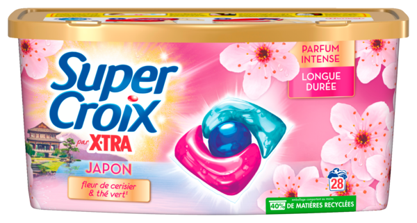 LESSIVE TRIOCAPS JAPON
X28 CAPSULES
