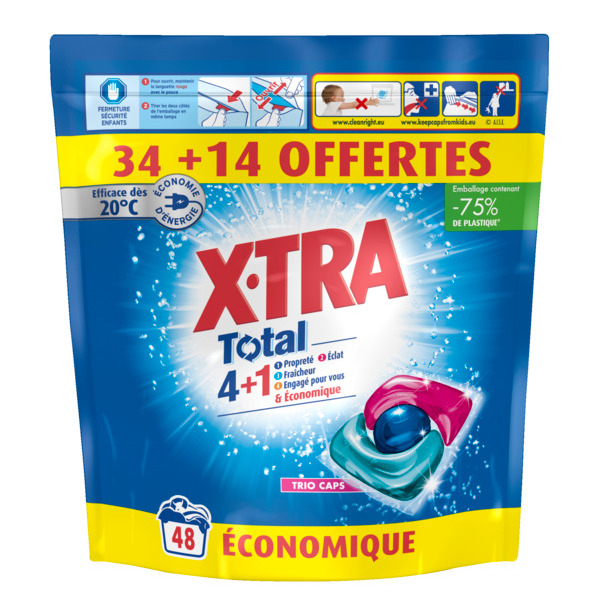  Lessive Capsule 4En1 Trio Caps Xtra code EAN 3178041364430 
