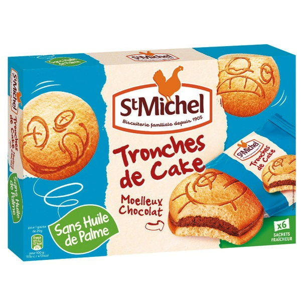 BISCUITS TRONCHES DE CAKE ST MICHEL
