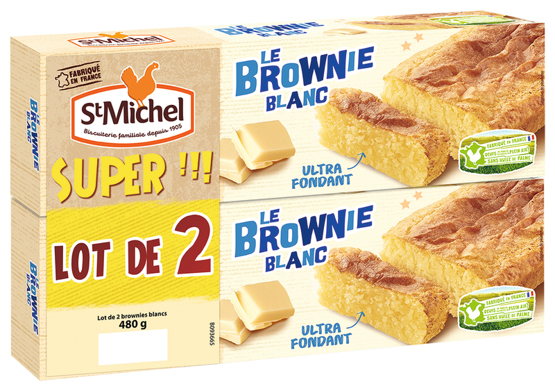 LE BROWNIE BLANC St Michel