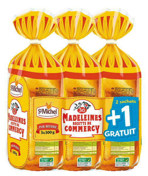 st-michel MADELEINES RECETTE DE COMMERCY St MICHEL code EAN 3178530410839 