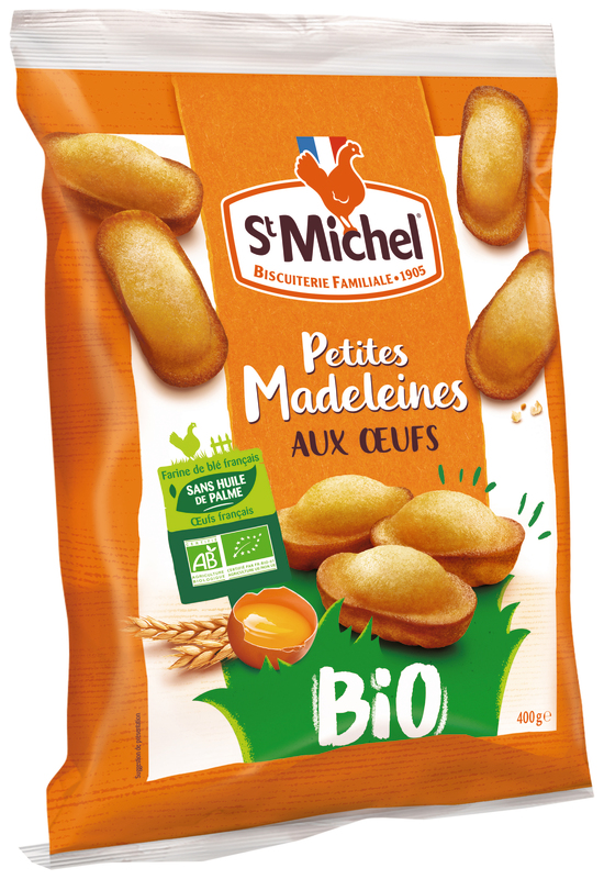 PETITES MADELEINES BIO AUX OEUFS SAINT MICHEL