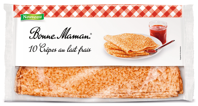 CRÊPES AU LAIT FRAIS Bonne maman
