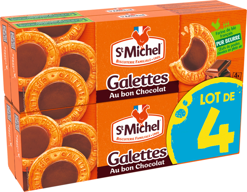 GALETTES AU BON CHOCOLAT St Michel