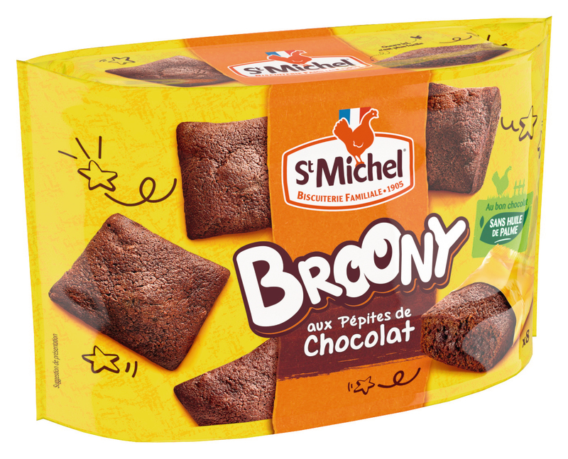 BROONY AUX PÉPITES DE CHOCOLAT saint michel