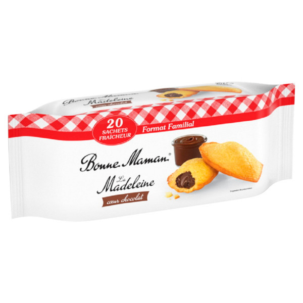 MADELEINES FOURRÉES CHOCOLAT
