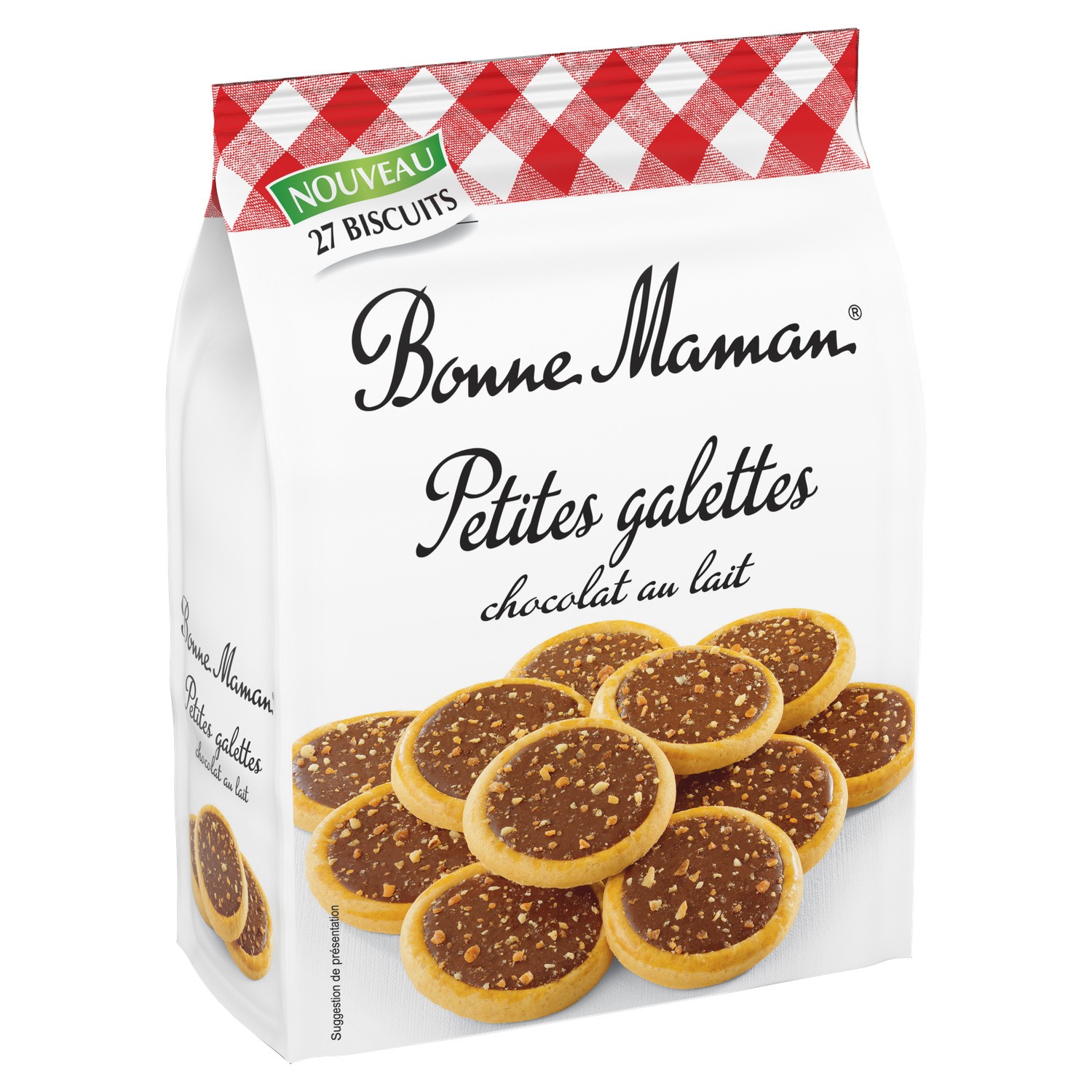 Biscuits petites galettes chocolat au lait