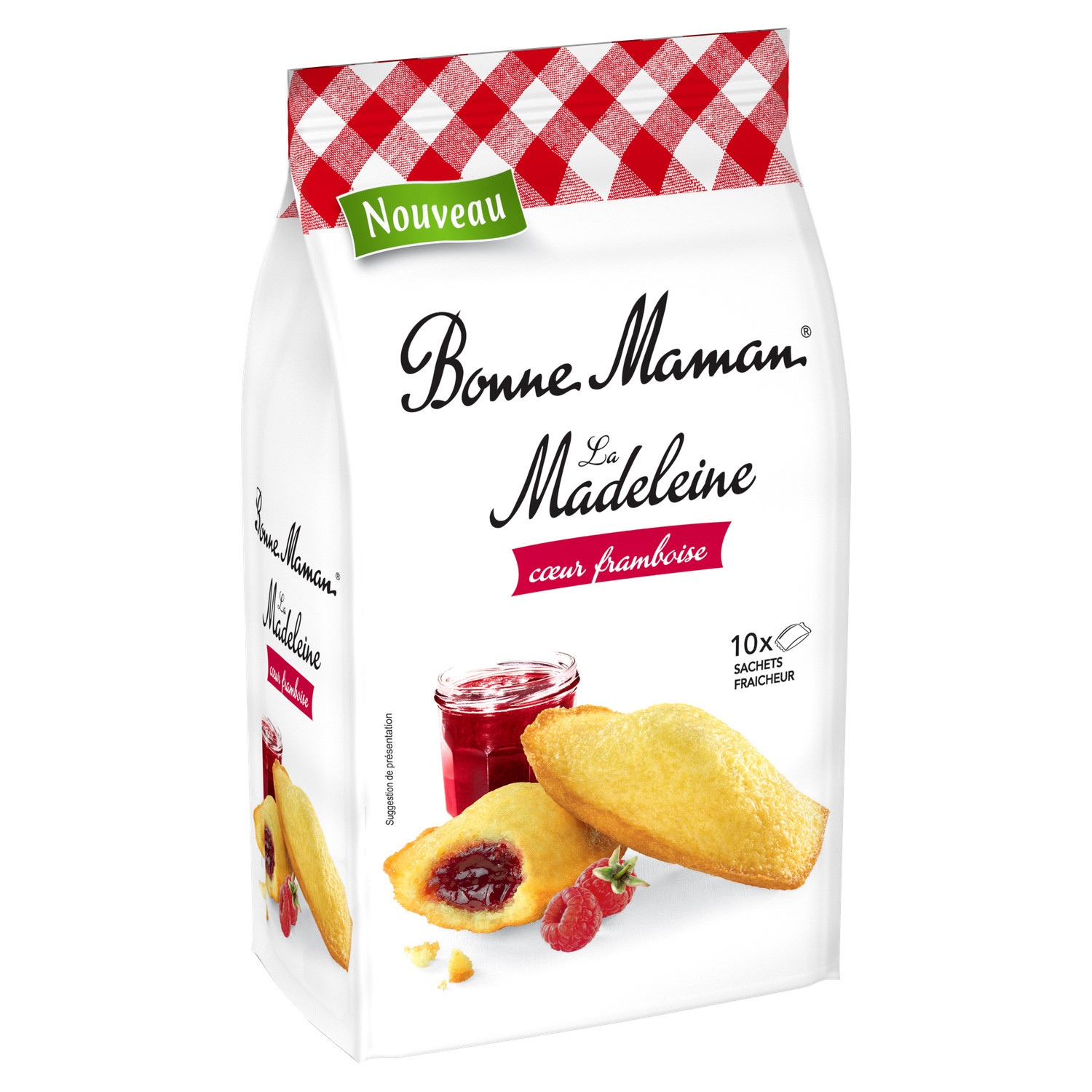 Madeleine cœur framboise BONNE MAMAN