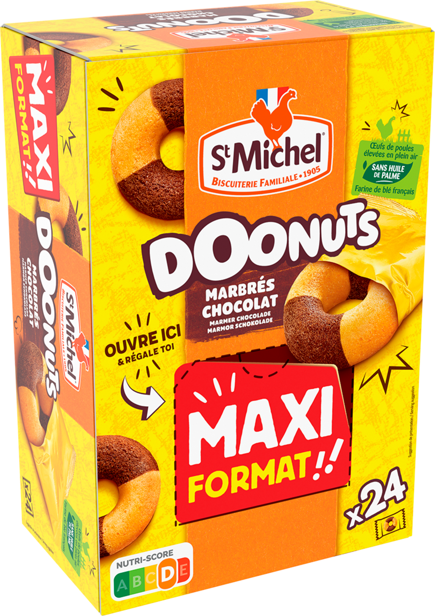DOONUTS MARBRÉS CHOCOLAT