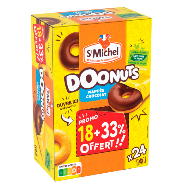 DOONUTS NAPPÉS CHOCOLAT
