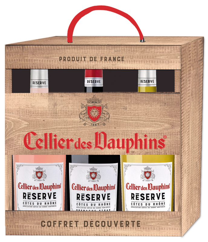 COFFRET DE 3 BOUTEILLES AOP CÔTES DU RHÔNE ROUG...