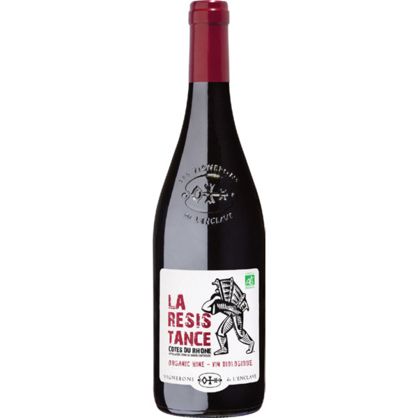 LA RÉSISTANCE BIO AOP CÔTES DU RHÔNE ROUGE
LA RÉSISTANCE BIO code EAN 3179075026745 