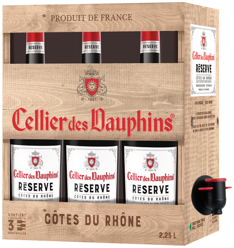 AOP CÔTES DU RHÔNE ROUGE Cellier des Dauphins - Réserve 3179077542427 Cellier des Dauphins - Réserve AOP CÔTES DU RHÔNE ROUGE Cellier des Dauphins - Réserve 3179077542427 Cellier des Dauphins - Réserve