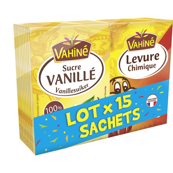  Sucre Vanillé & levure chimique