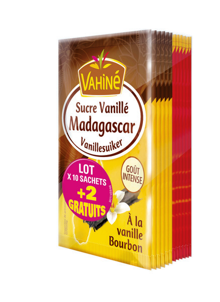 SUCRE VANILLÉ MADAGASCAR ET LEVURE CHIMIQUE VAHINÉ