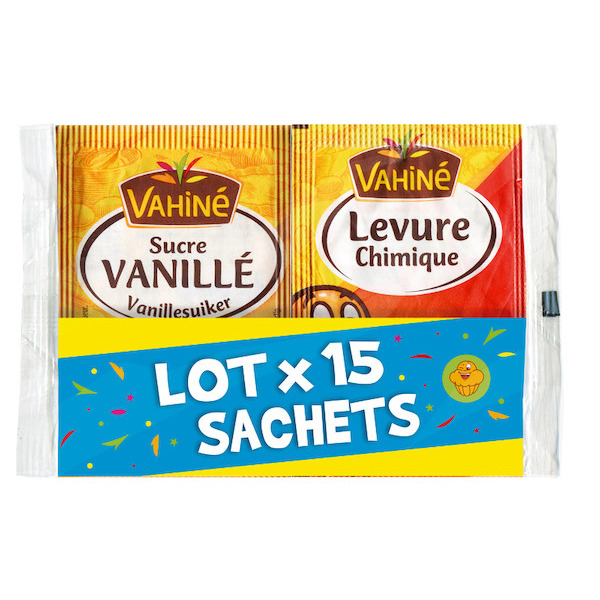Sucre vanillé & levure chimique