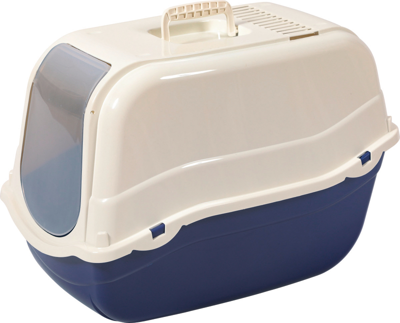 MAISON DE TOILETTE BLEUE ET BLANCHE Saint Bernard