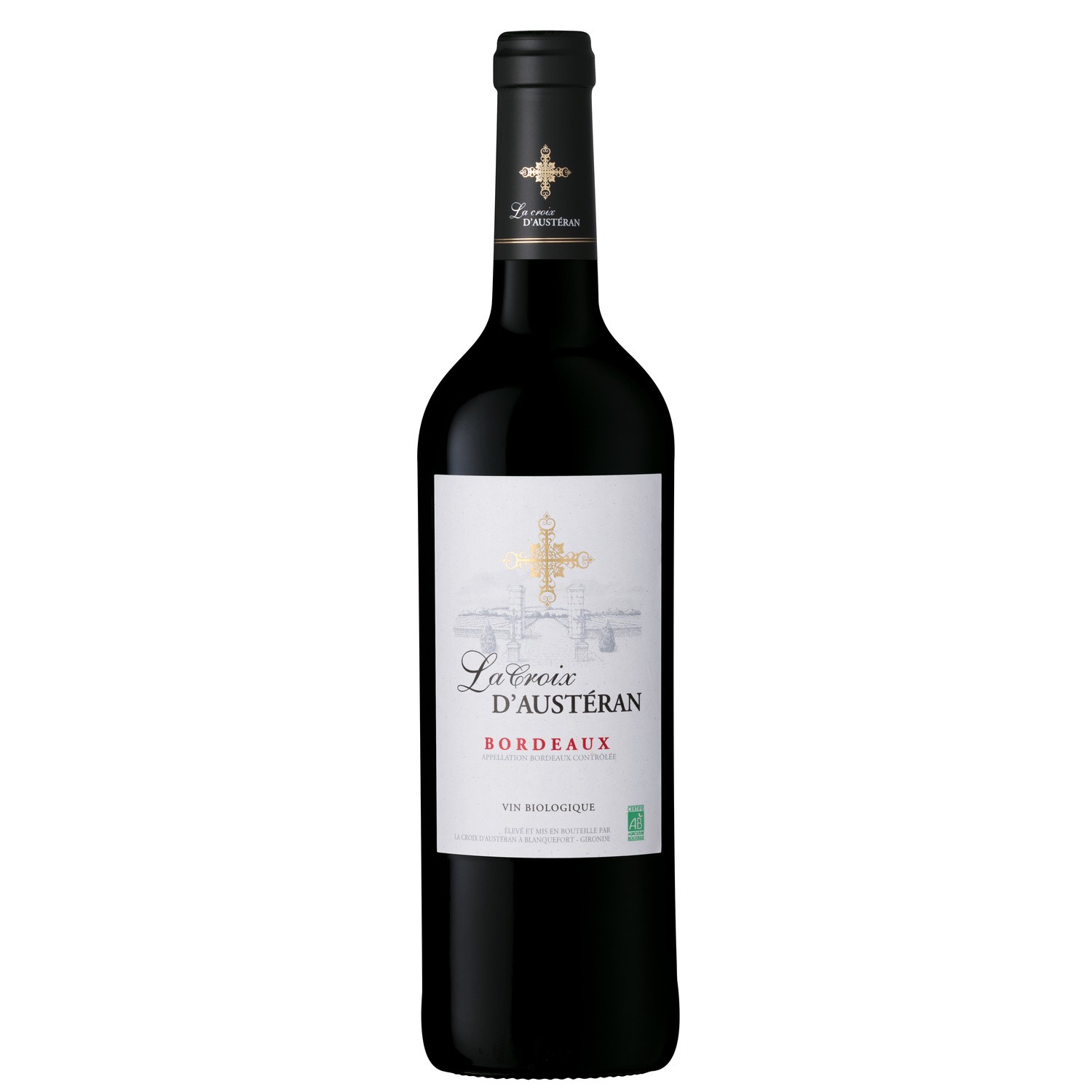Vin rouge Bordeaux Bio LA CROIX D'AUSTERAN