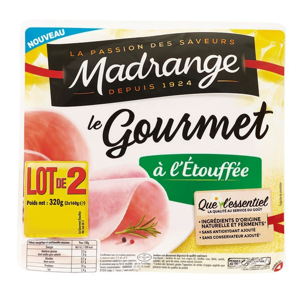 JAMBON LE GOURMET MADRANGE 3180940083176 madrange JAMBON LE GOURMET MADRANGE 3180940083176 madrange
