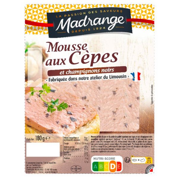 MOUSSE AUX CÈPES ET CHAMPIGNONS NOIRS 
