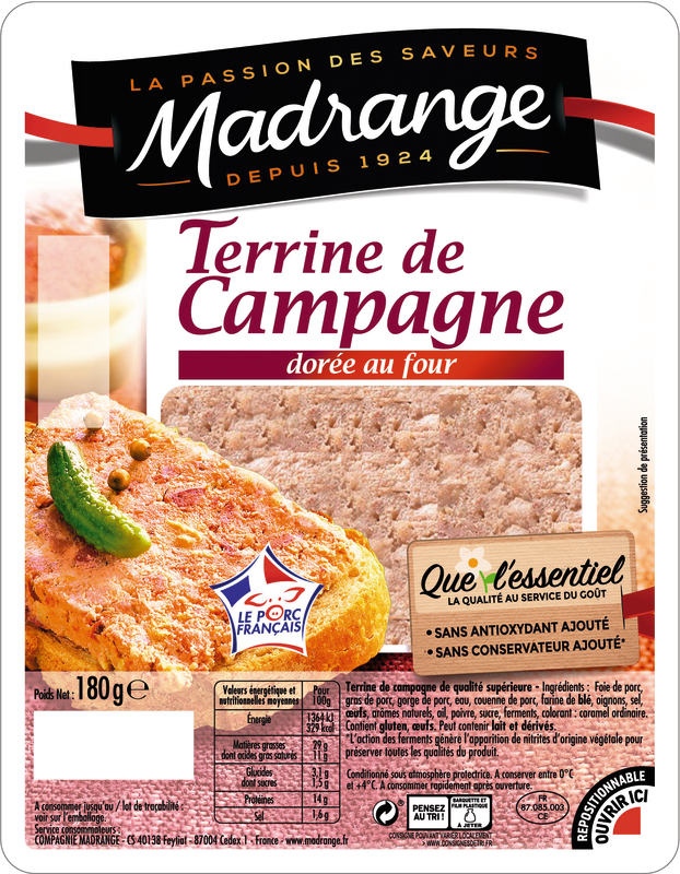 TERRINE DE CAMPAGNE madrange