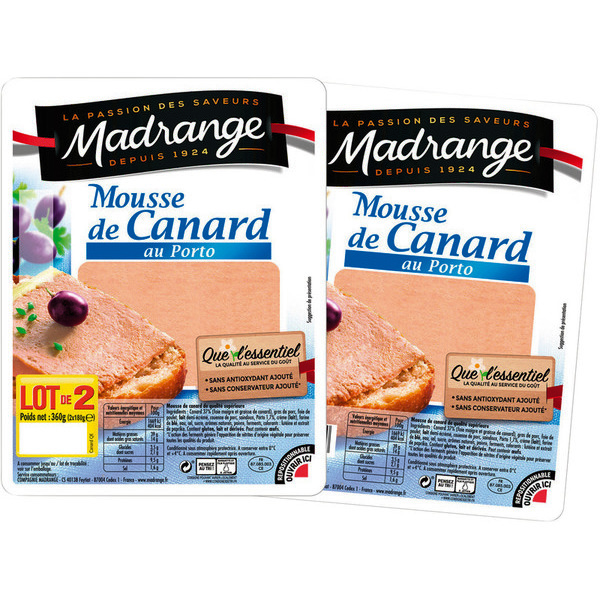 Mousse de canard au porto