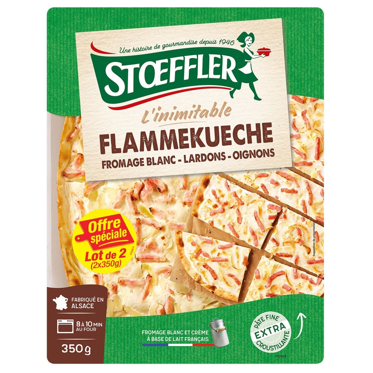 Flammkueche lardons oignons STOEFFLER
