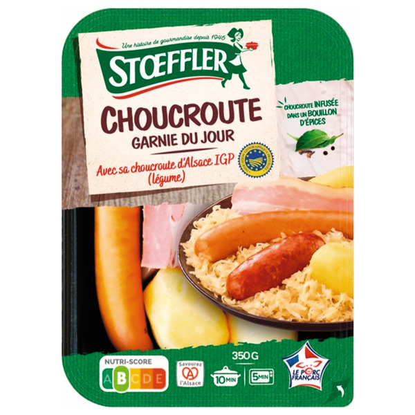 CHOUCROUTE GARNIE D'ALSACE 
