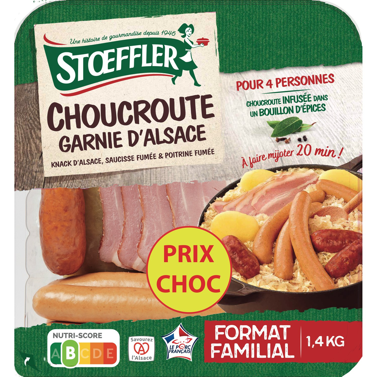 Choucroute garnie d'Alsace STOEFFLER